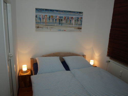 Schlafzimmer Ferienwohnung auf Norderney
