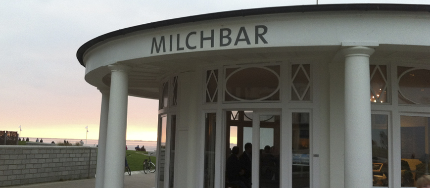 Milchbar im Urlaub auf Norderney