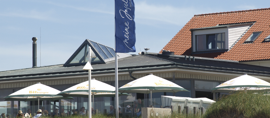 Kafee am Strand von Norderney