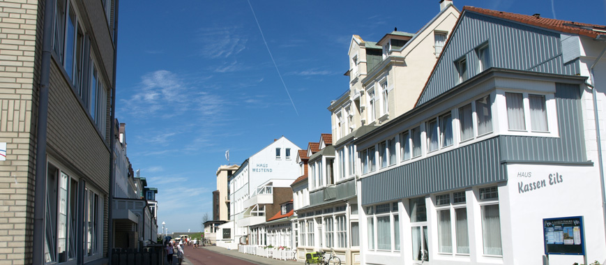 Inselhus Ferienwohnung Norderney - Sicht zum Meer