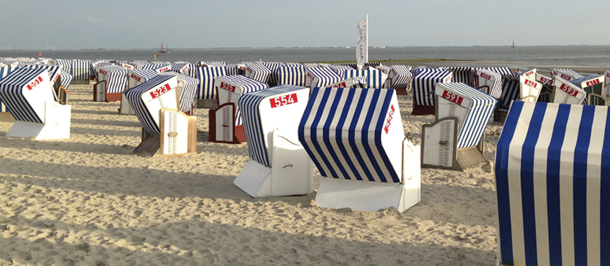 Strandkörbe auf Norderney