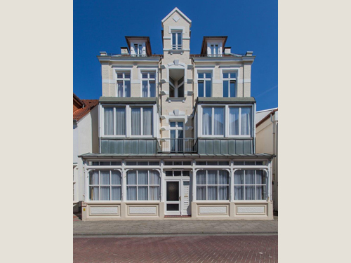 Aussenansicht der Ferienwohnung auf Norderney